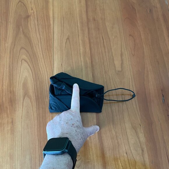 Foldable All-Season Ponytail Baseball Cap Sun Hat, Black (NWOT) - Picture 7 of 14